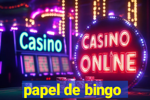 papel de bingo